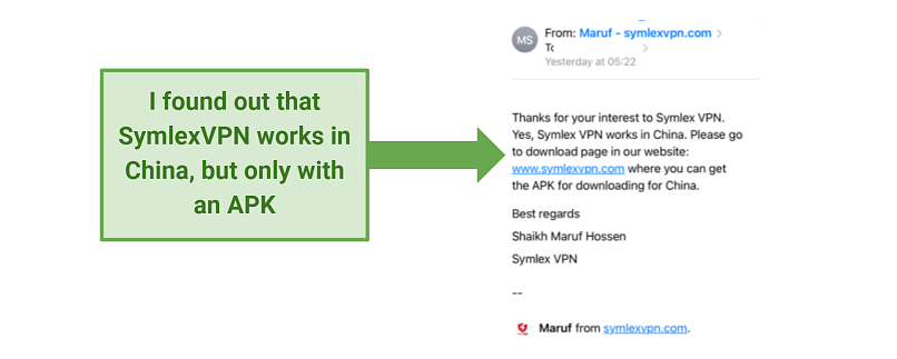 Does Symlex VPN Work in China?